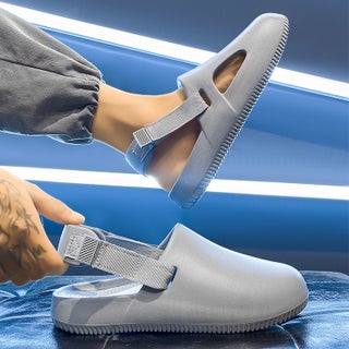 Outdoor functional light soft hollow EVA special-shaped wading sandals anti-slip hole shoes mens and womens beach shoes sandals Hg08 gray - pzsku/Z739E37738AAB62FB1625Z/45/1750434050/54406ddf-5c2c-4512-8fb6-1dbee599cf5b