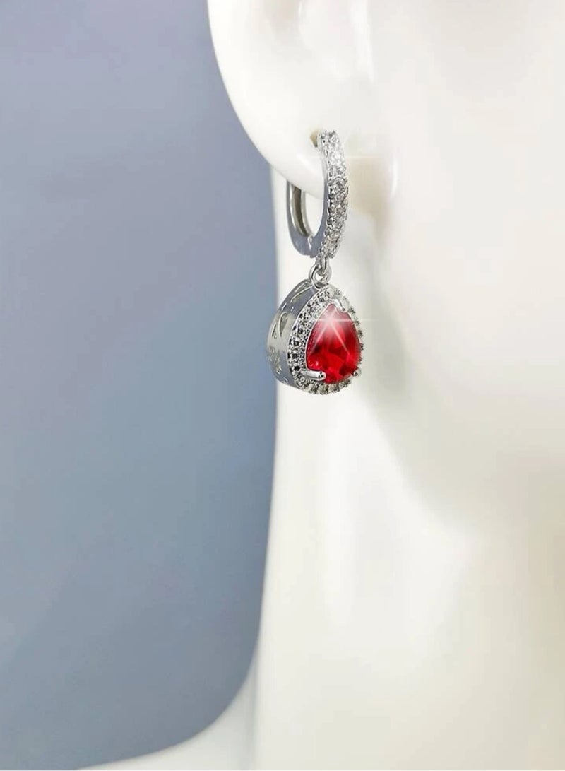 إيكوال حلق اذن نسائي مرصع بالزركون عالي الجودة - Image 2