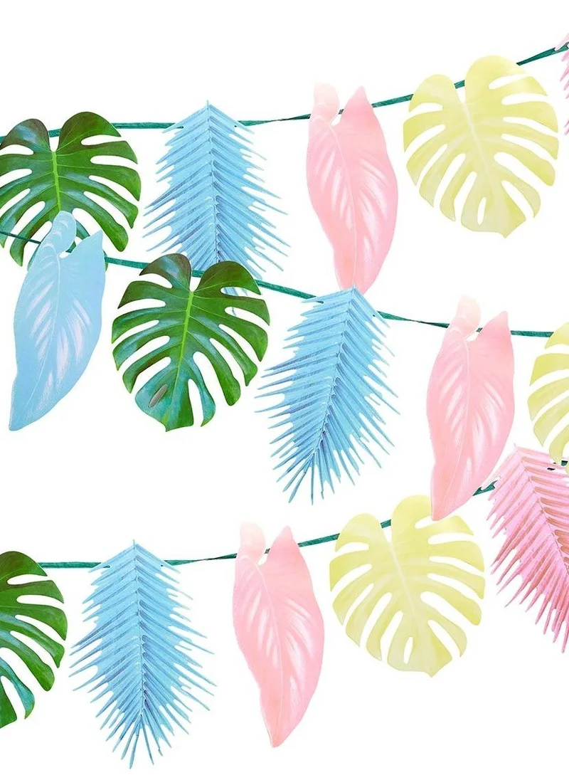 Talking Tables Fiesta Multi Color Palm Leaf Garland 2.6m