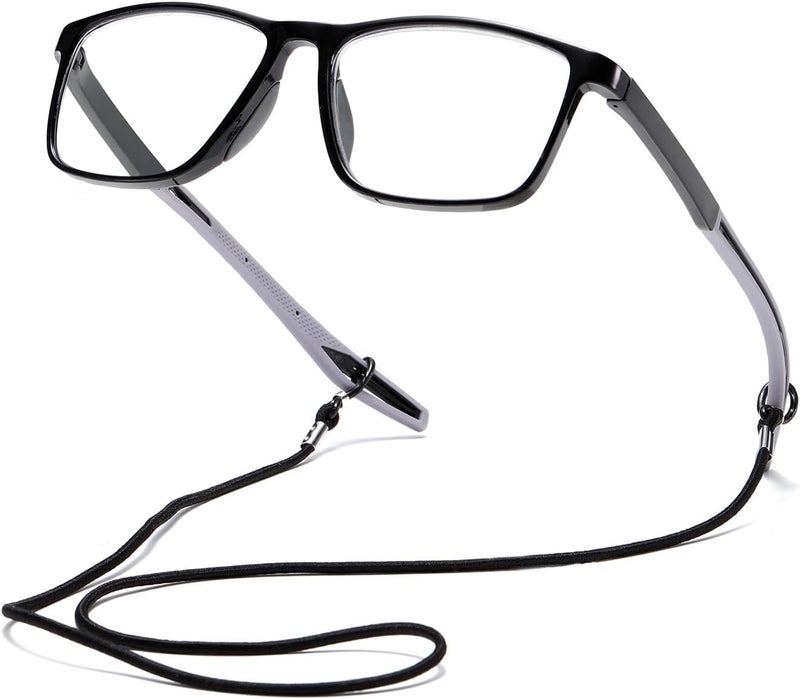 Hubeye TR90 Sports Reading Glasses for Men and Women Good Square Comfortable Flexible Anti-Blue Computer Glasses High Quality Comfortable Reading Aid - Image 5