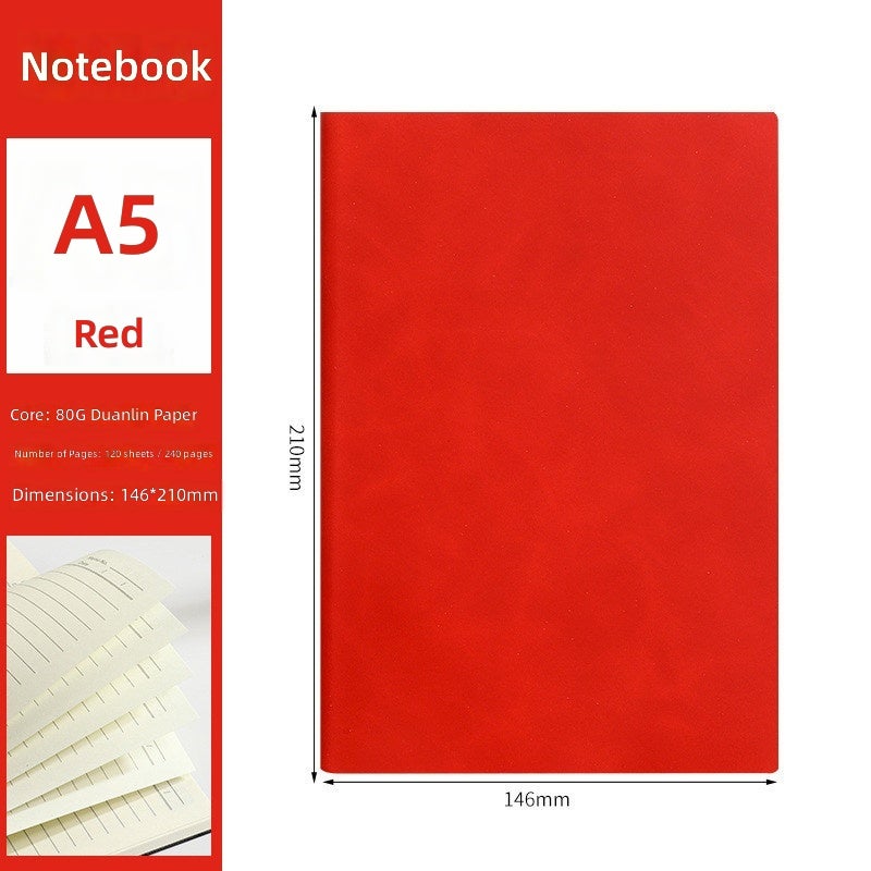 A5 PU Leather Notebook Soft Cover Business Office Gift  Set - Image 1