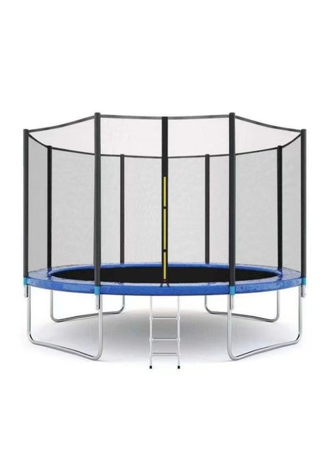 14 FT Outdoor Large Trampoline Trampoline Home Children Indoor Kindergarten Outdoor Large Play Equipment Commercial Bouncer with Guard Net