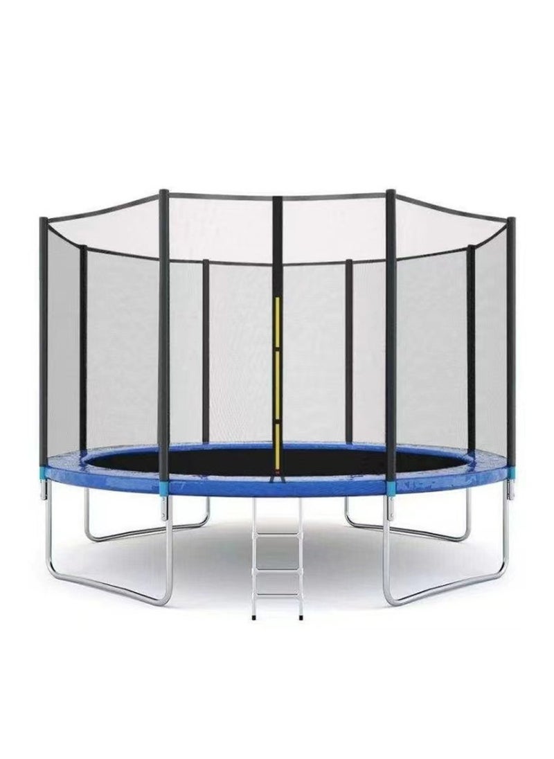 MaBaby - 14 FT Outdoor Large Trampoline Trampoline Home Children Indoor Kindergarten Outdoor Large Play Equipment Commercial Bouncer with Guard Net - Image 1