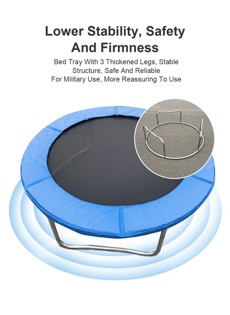 MaBaby - 14 FT Outdoor Large Trampoline Trampoline Home Children Indoor Kindergarten Outdoor Large Play Equipment Commercial Bouncer with Guard Net - Image 1