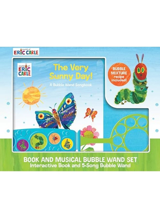 Eric Carl Bubble Wand Songbook Very Sunny Day Sound Book Set