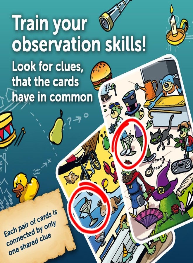 Trefl - Spy Guy Card Game - Cooperative Observation Game, Pocket Family Game, Searching for Clues, for Adults and Children Aged 5 and Older - Image 4