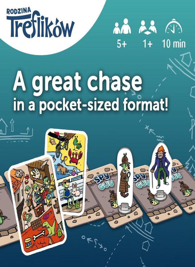 Trefl - Spy Guy Card Game - Cooperative Observation Game, Pocket Family Game, Searching for Clues, for Adults and Children Aged 5 and Older - Image 2