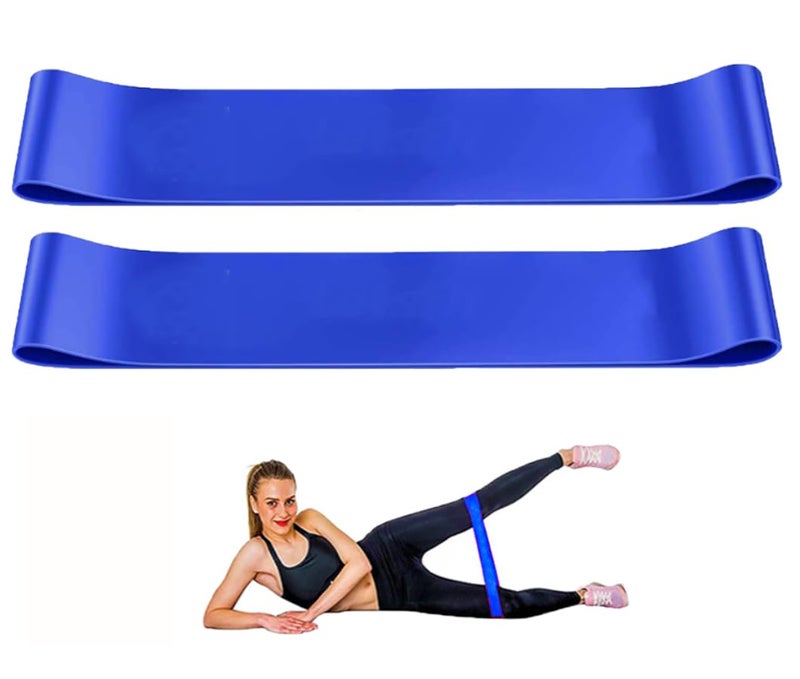 Fashnex Resistance Loop Mini Bands for Men & Women (Set of 2), Rubber - Image 1