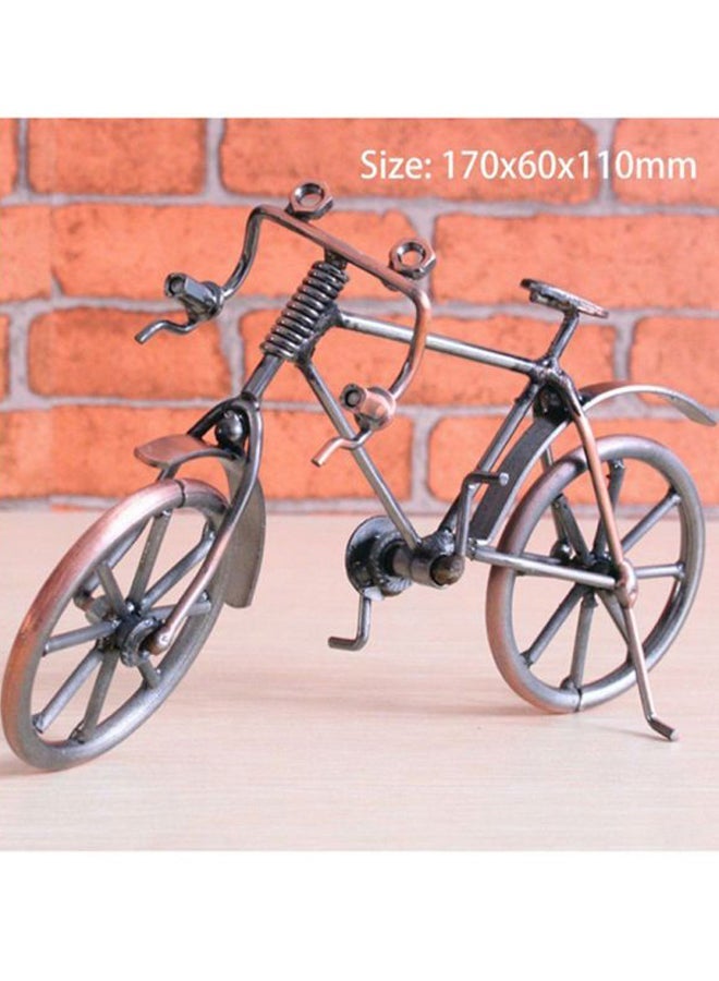 general Metal Antique Bike Model Figurine Bronze/Black 170x110x60mm - Image 3