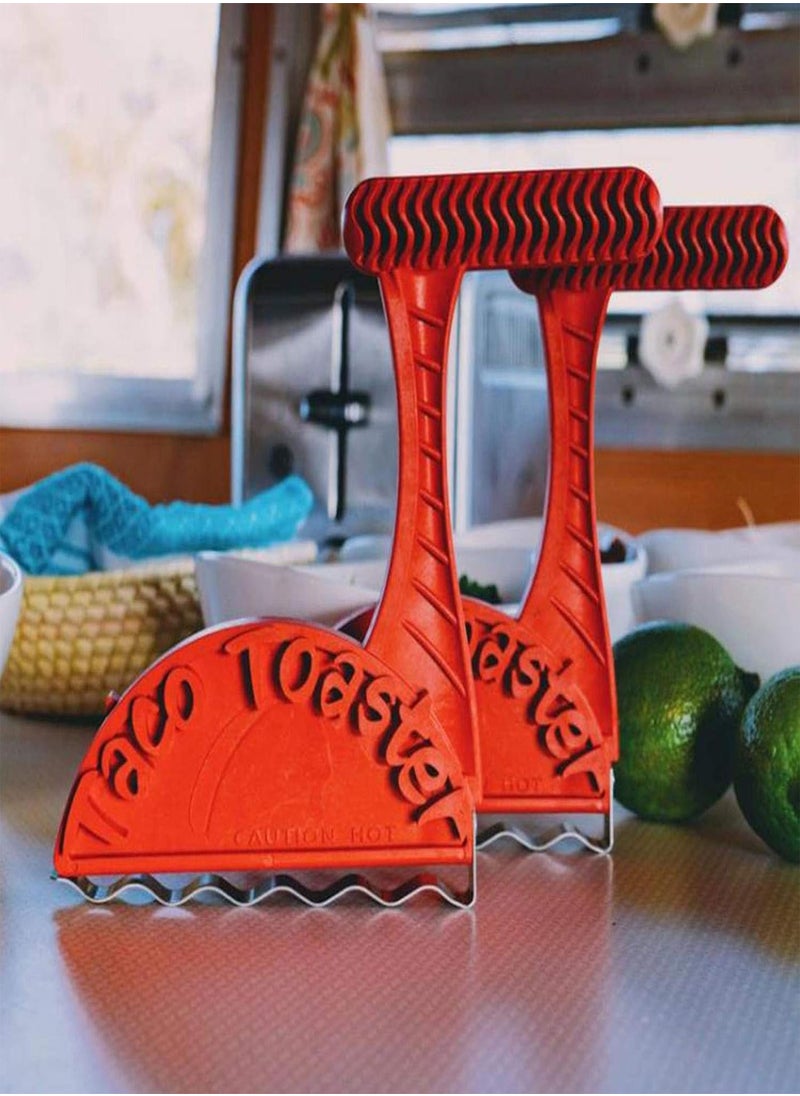 GGOOT Taco Shell Maker | Tortilla Bowl Maker - Baking Tool for Taco Toaster, Shell Making Tool Made of Plastic for Crispy Healthy and Fresh Tortilla Shells, Kitchen Tools for All Standard Toasters  - Image 5