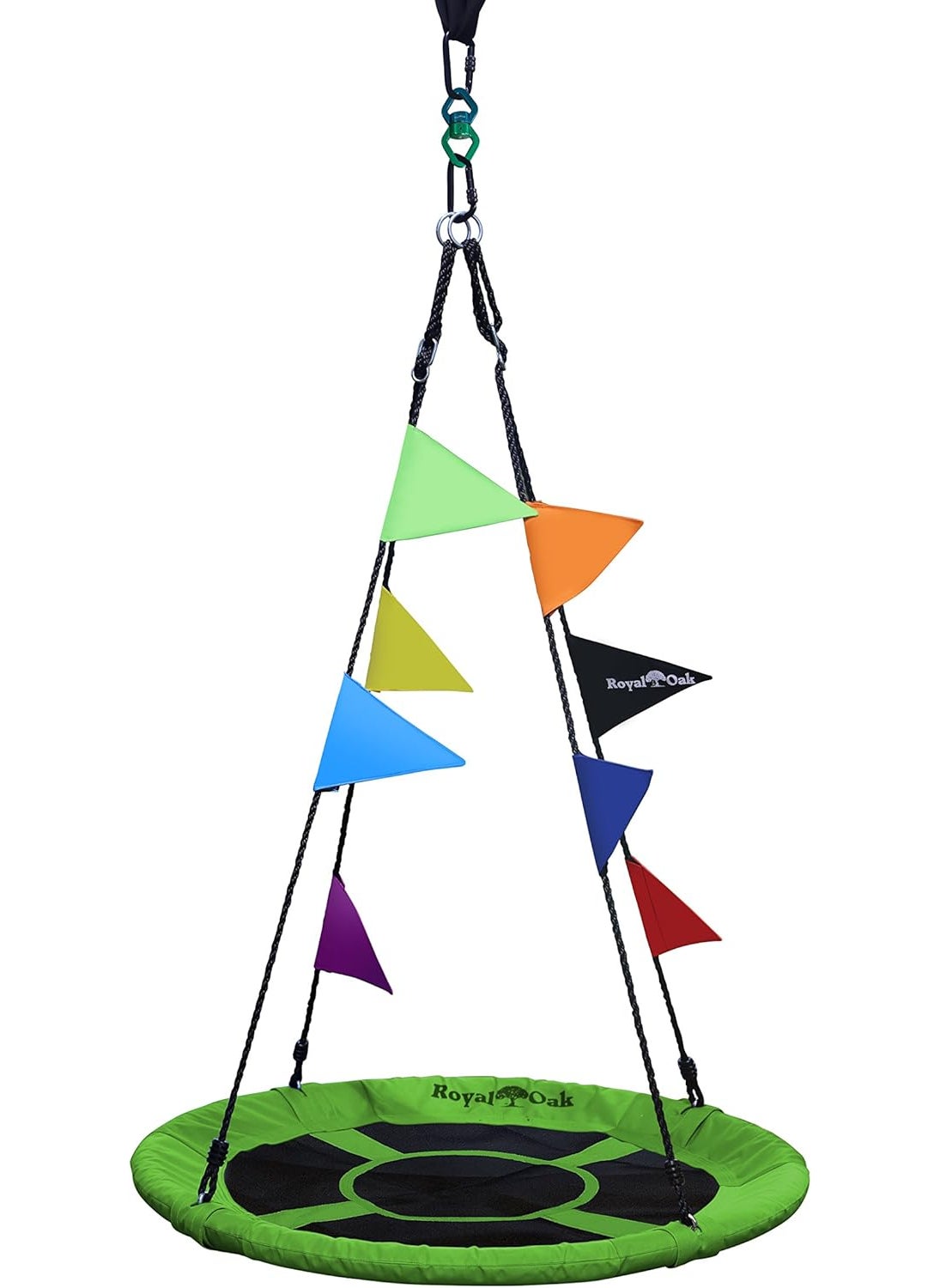 ROYALOAK Royal Oak Colorful Rainbow Flags for Saucer Swing Tire Swings Weather Proof Durable Material Great for Parties and Events  - Image 4