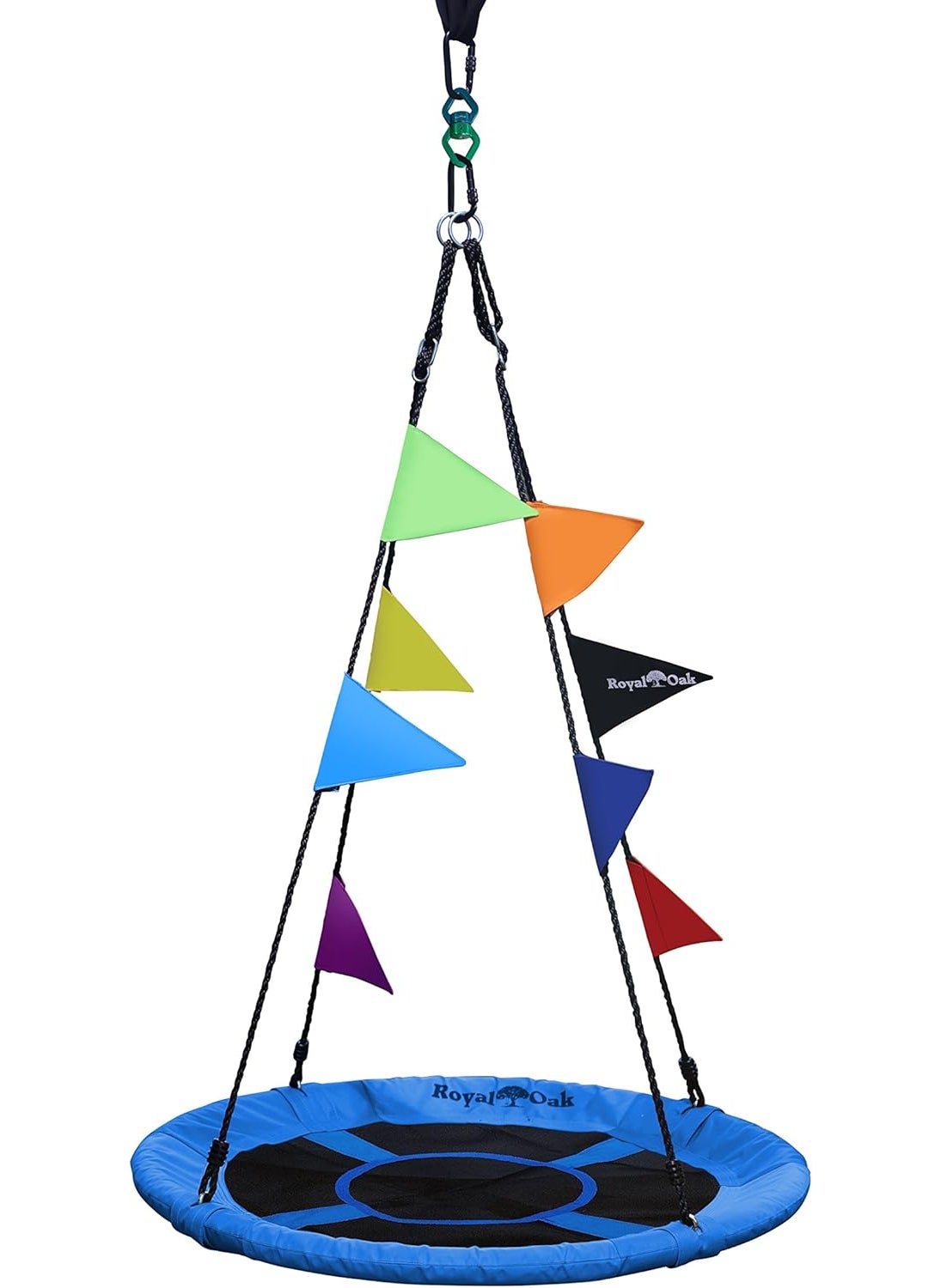 ROYALOAK Royal Oak Colorful Rainbow Flags for Saucer Swing Tire Swings Weather Proof Durable Material Great for Parties and Events  - Image 3