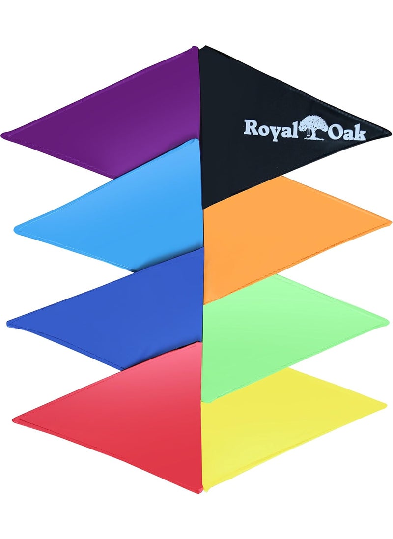 ROYALOAK Royal Oak Colorful Rainbow Flags for Saucer Swing Tire Swings Weather Proof Durable Material Great for Parties and Events  - Image 1