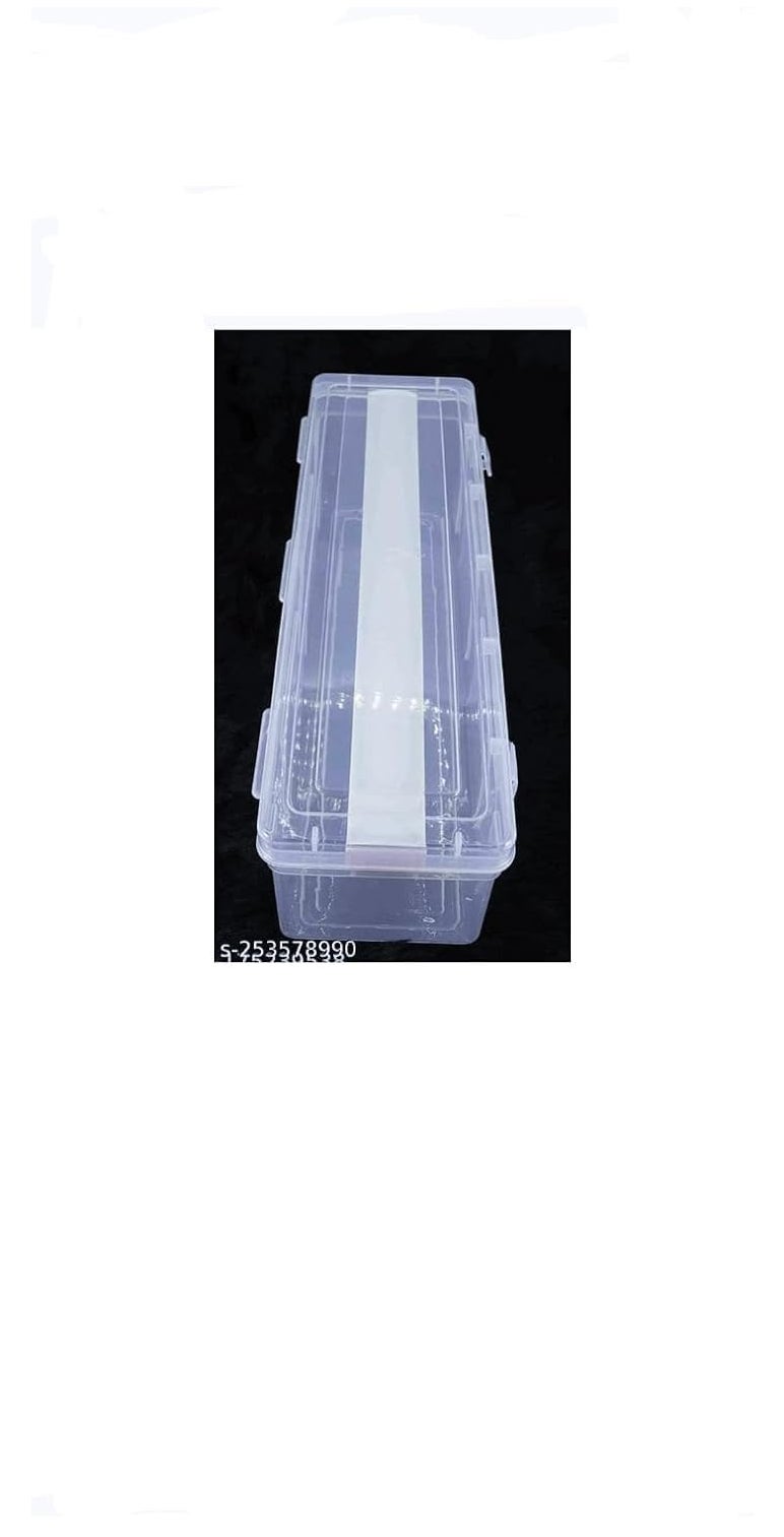 MFN Plastic Adjustable Bangle Box Organizer - Transparent Jewellery Storage Display for Bangles and Bracelets (White) - Image 2