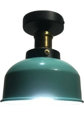 My Light Concept - Mylights Retro Rustic Turquoise Metal Ceiling Chandelier - Image 1