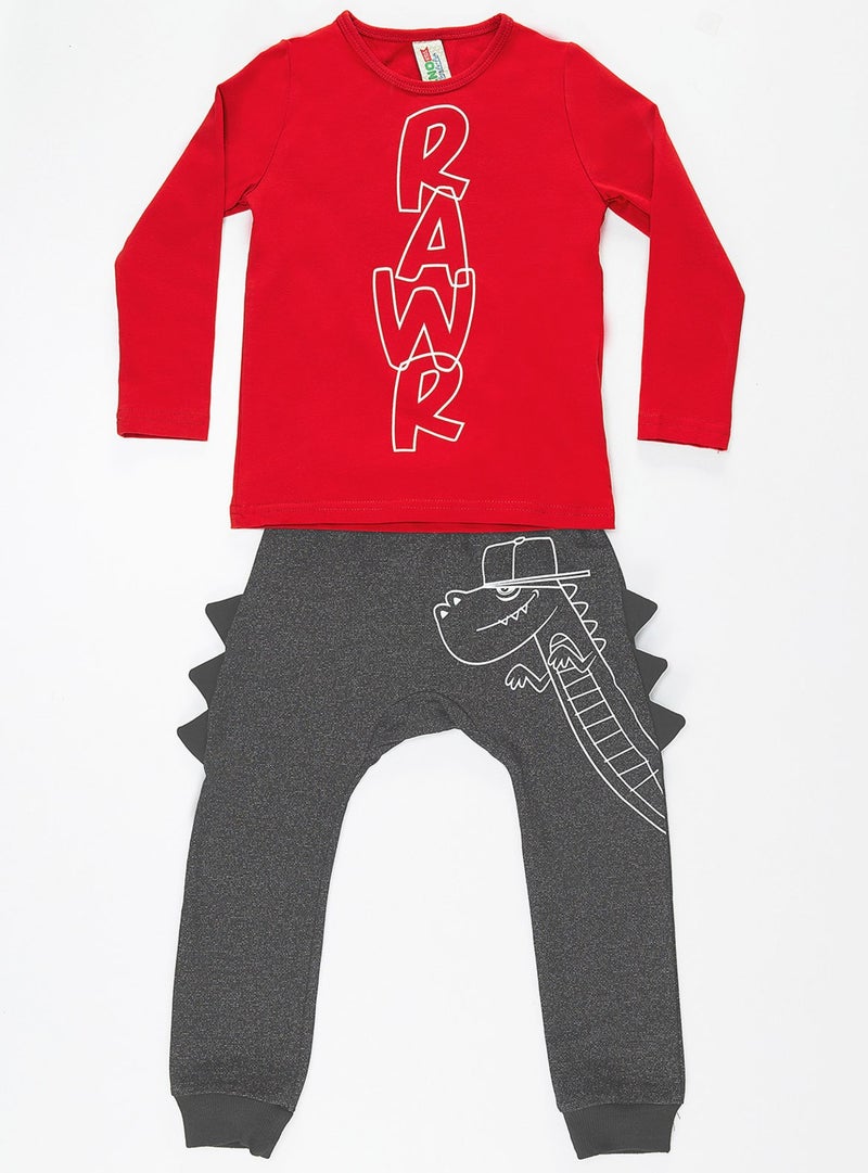 Denokids Boy's Caterpillar Trouser Set - Image 3