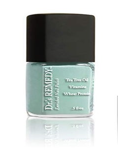Dr.'s Remedy Enriched Nail Polish, Trusting Turquoise With Base Coat  - Image 2