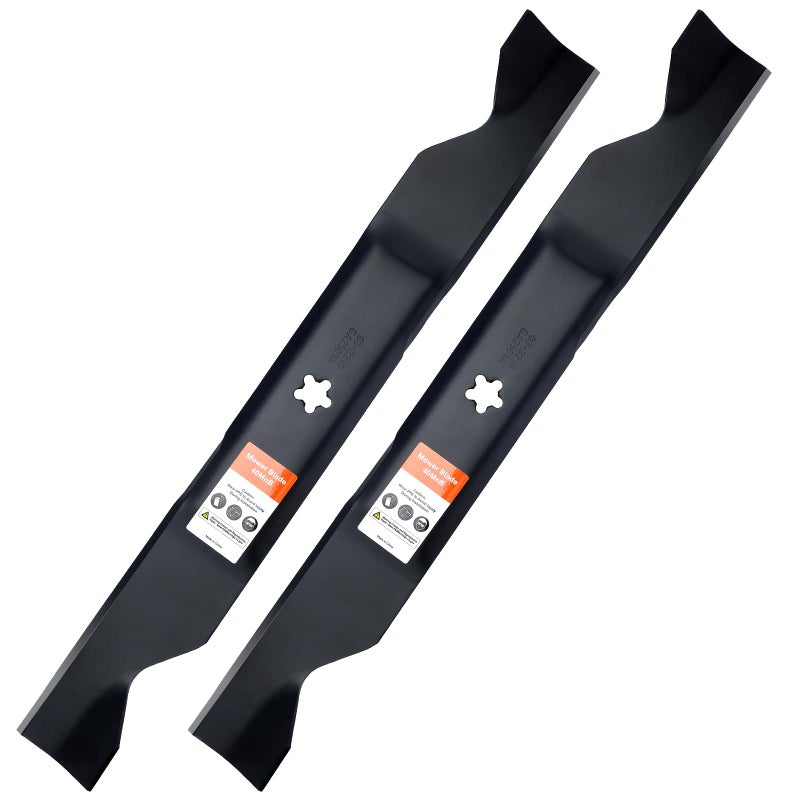 Grasscool YTH22V46 405380 Blades for Husqvarna Z246 YTH20K46 YTH21K46 YTH22K46 YTA22V46 RZ4623 Craftsman 46 inch Zero Turn Riding Mower Replace 405380 532405380 (High Lift) - Image 1