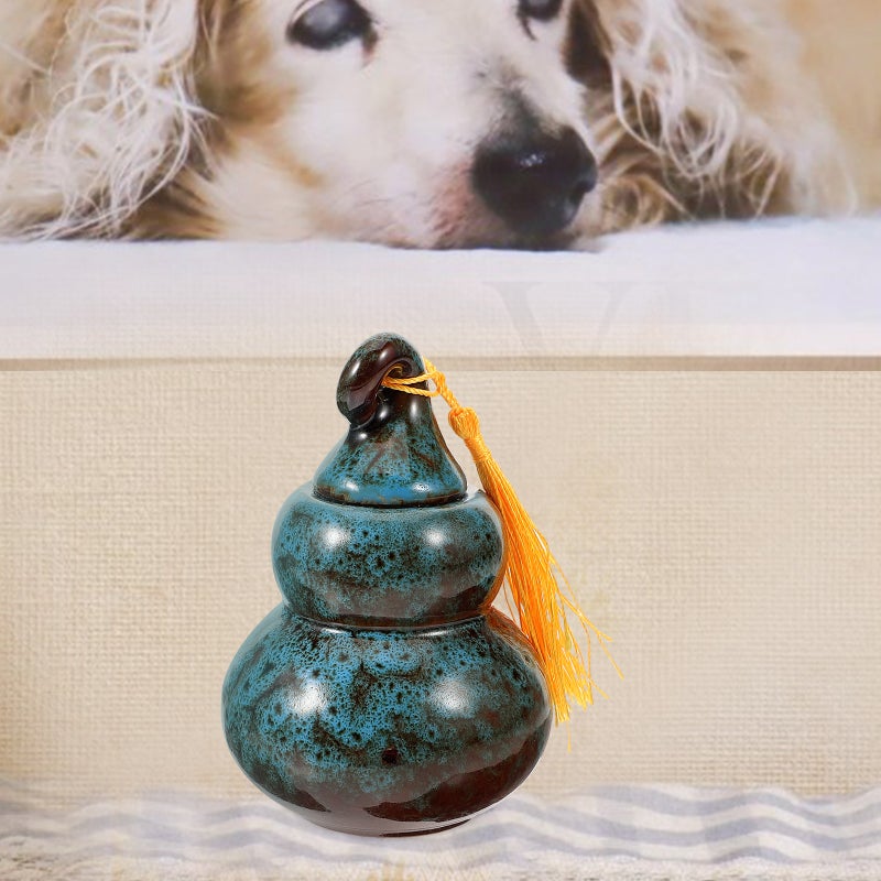 2pcs Pet Urn Memorial Pet Cremation Urn Ceramic Dog Cat Ashes Funeral Urn Container - Image 4