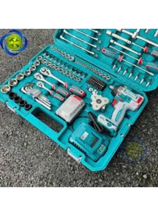 TOTAL 500Nm Impact Drill & Driver Kit – 152 Pieces - Image 2