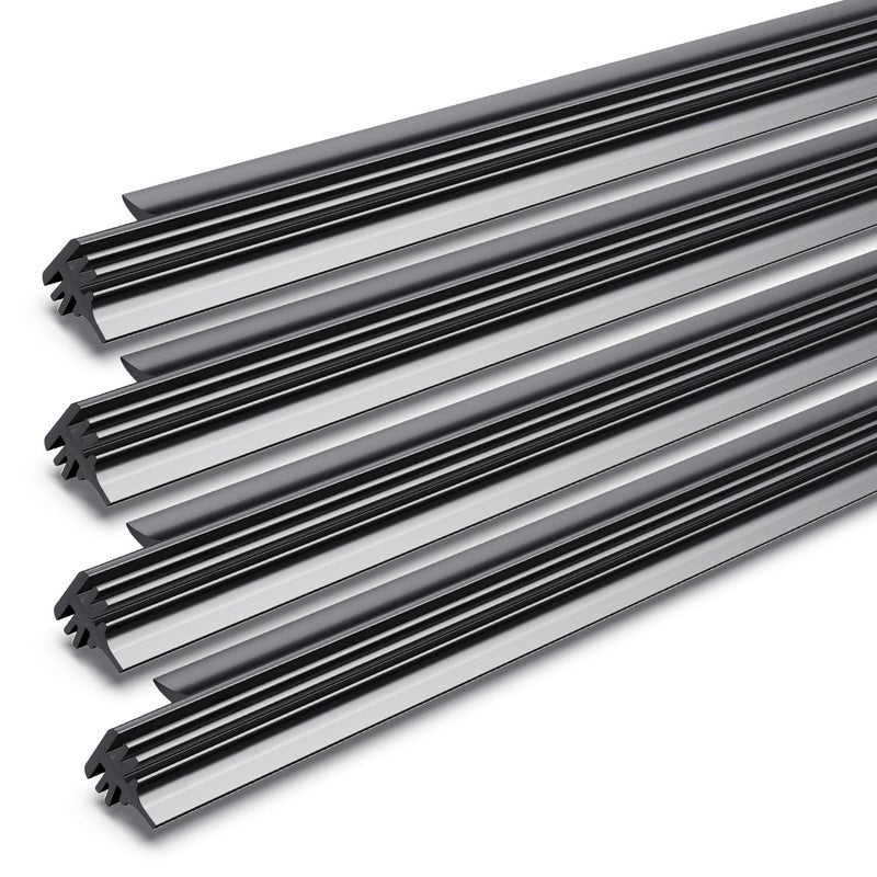 Wiper Blade Refill 30 Inches Adjustable Size 8 mm Fit for GMC Sierra 20072018 Original Equipment Replacement Windshield Wiper Refills 4 Pcs
