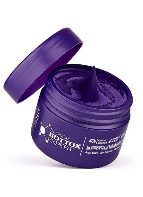 Hair Bottox Expert Thermal Purple Mask Contains Marine Collagen And Almond Oil Formaldehydefree Repairs The Hair Elasticity And Flexibility Softens Moisturizers Adds Shine (Blonde 282 Oz)