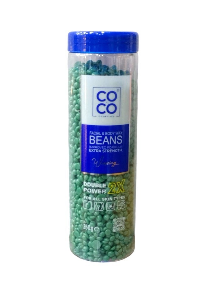 Coco Facial & Body Wax Beans MINT 350gm - Image 1