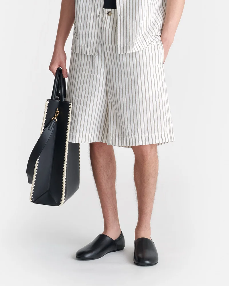 Nanushka Cropped Organic Cotton Shorts