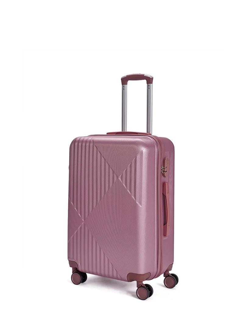LIMRA Travel Bags From limra it consists of 5 luggage bags with a modern design and a solid rosegold color
