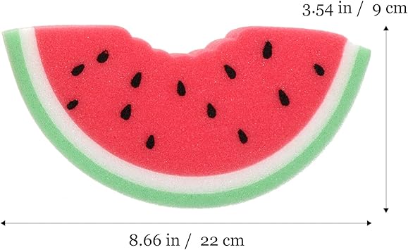 PACKOVE 4pcs Bath Sponges for Kids Bath Shower Sponge Exfoliating Shower Sponge Kids Bath Loofah Fruit Body Sponge Body Scrubber - Image 2