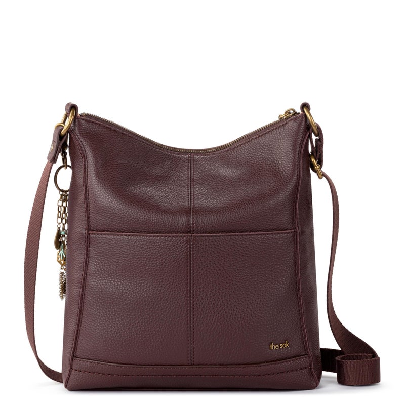 The Sak Lucia Leather Crossbody Purse - Premium Leather Women's Handbag for Everyday & Travel - Cross Body Bag With Zipper - Image 5