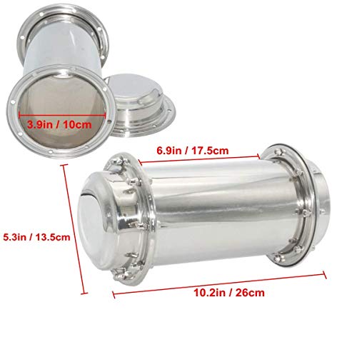 Jasni Time Capsule Stainless Steel Waterproof Container(10.2 Inch) - Image 5