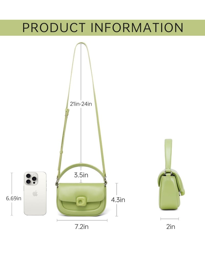 Zikra Leather Crossbody Shoulder Messenger Bag Women's Shoulder Handbag Women's Bag Shoulder Purses for Women Shoulder Bag for Women Leather Strap Handbag Purse Unique Trendy Crossbody Bags - Image 5