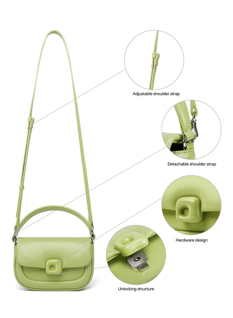 Zikra Leather Crossbody Shoulder Messenger Bag Women's Shoulder Handbag Women's Bag Shoulder Purses for Women Shoulder Bag for Women Leather Strap Handbag Purse Unique Trendy Crossbody Bags - Image 4