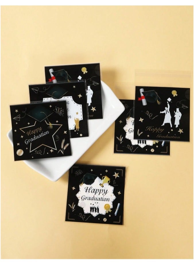 توزيعات تخرج اكياس لتوزيع هدايا التخرج تناسب حفلات تخرج المدارس والجامعات 50 كيس لتقديم جميع انواع الهدايا - Image 1