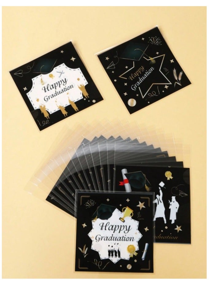 توزيعات تخرج اكياس لتوزيع هدايا التخرج تناسب حفلات تخرج المدارس والجامعات 50 كيس لتقديم جميع انواع الهدايا - Image 2