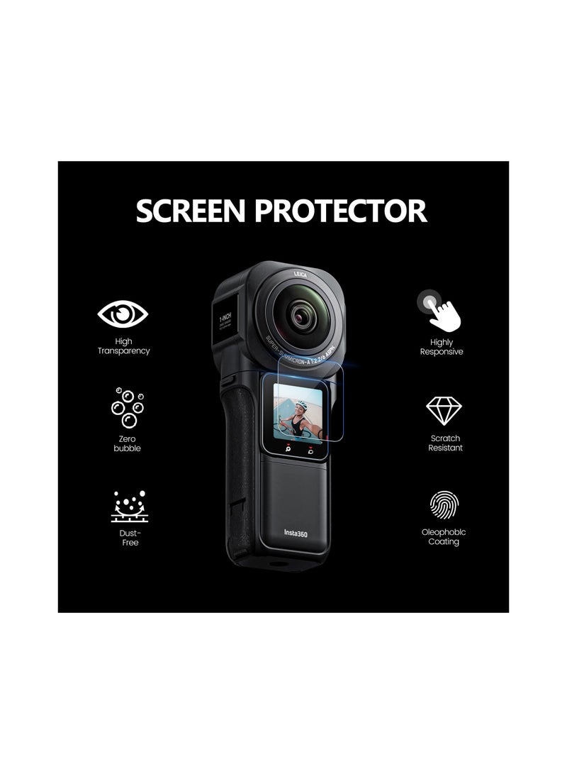 SOLARAE Camera Carrying Case with Tempered Glass Screen Protector for Insta360 ONE RS Camera Convenient storage and waterproof Compression fall resistance - Image 2