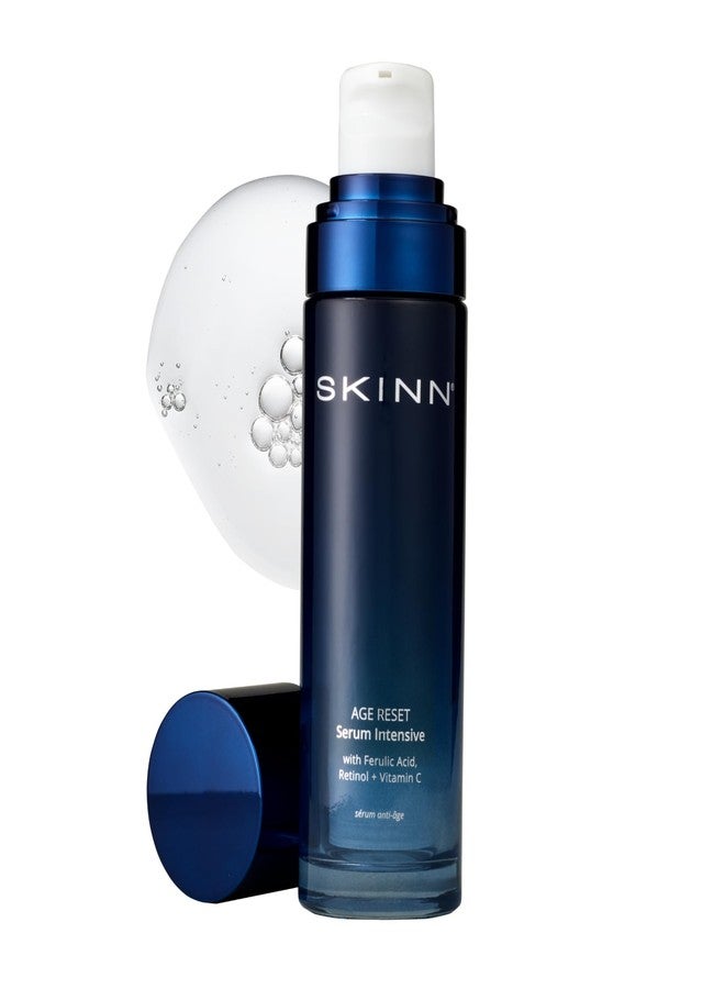 SKINN Deep Wrinkle Facial Serum, Intensive Age Reset - Anti Wrinkle Repair Skincare for Face - Hydrating & Plumping Anti Aging Serum Reduces Fine Lines - Ferulic Acid, Retinol & Vitamin C - Image 1