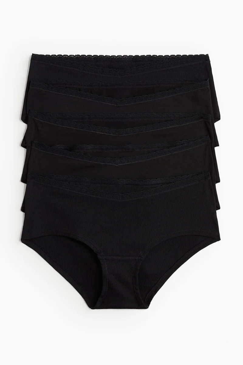H&M MAMA 5-pack hipster briefs