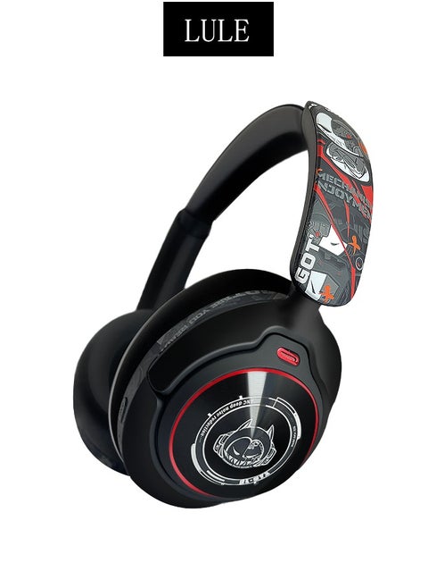 EL-GT1 Hybrid active noise-cancelling headphones, 125 hours of playback time, Bluetooth wireless/wired connection mode, fast charging, suitable for MAC, PC, Android,iphone, Windows and all compatible devices with Bluetooth