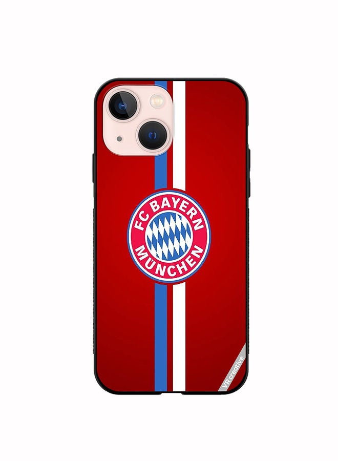 VR CREATIVE Protective Case Cover For Apple iPhone 14 Fc Bayern Munchen Logo Red Design Multicolour - Image 1