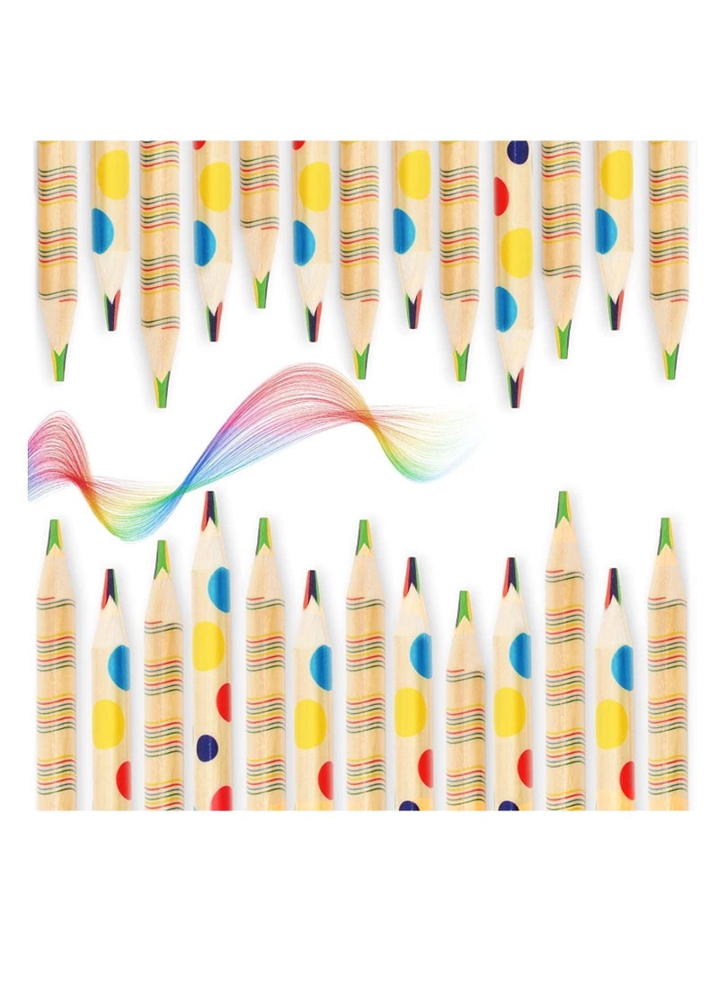 XiuWoo Rainbow Color Pencils for Kids, 4 in 1 Doodling, Sketching, Drawing (30 Pieces) - Image 1
