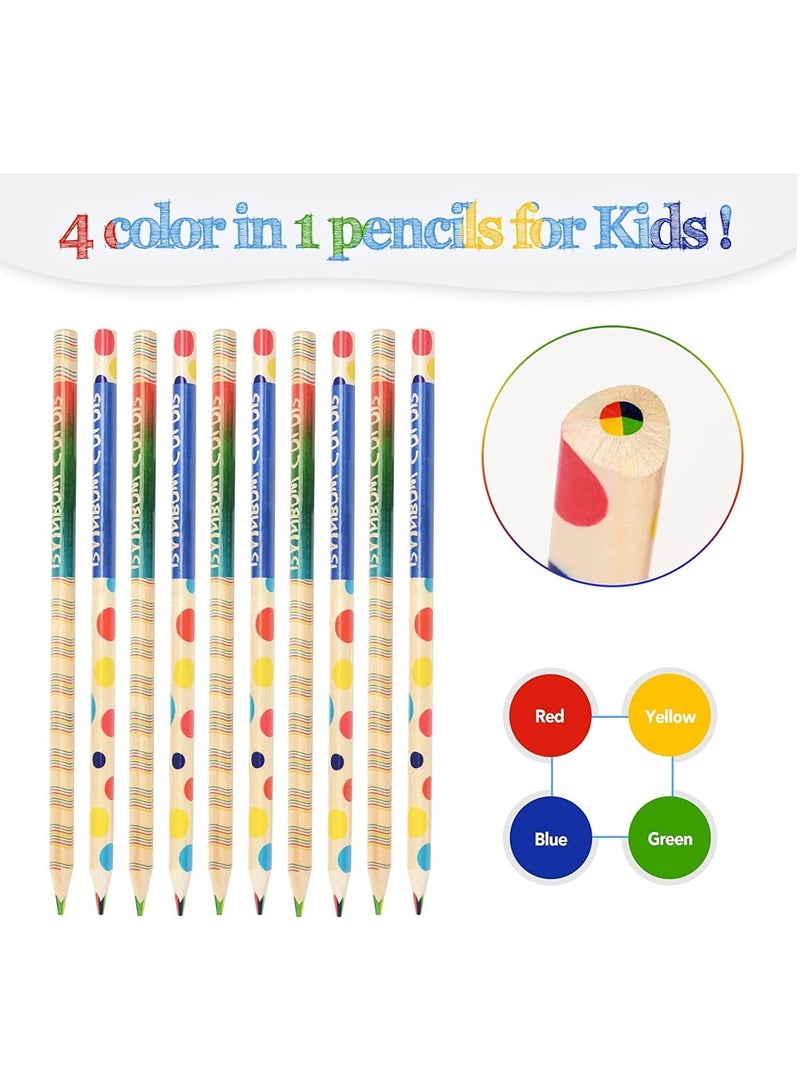 XiuWoo Rainbow Color Pencils for Kids, 4 in 1 Doodling, Sketching, Drawing (30 Pieces) - Image 3