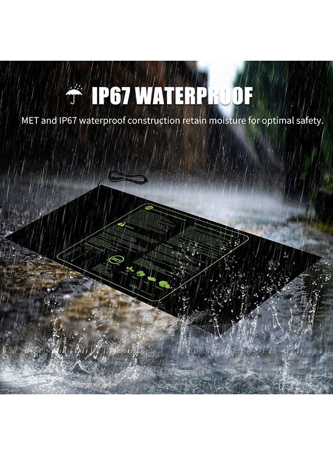 NIBEMINENT 100W Seedling Heating Durable Waterproof Mat Black - Image 5