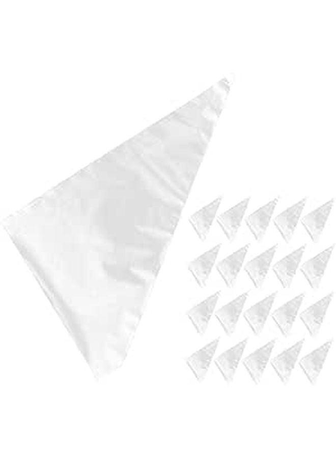Disposable Transparent Hdpe Pastry Piping Bags 100pcs Tipless Icing Baking Bags - Image 1