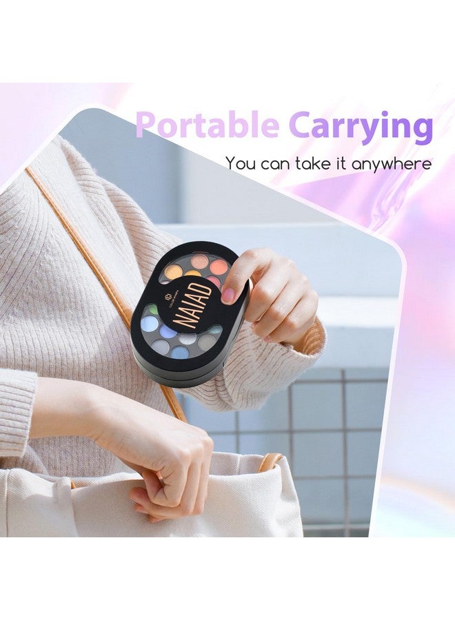 كولور_نيمف لوحة مكياج كولور نيمف للسفر مع ظلال عيون متعددة الألوان، خافي عيوب، لمعان للجسم، ملمع شفاه، أحمر خدود، هايلايتر، أدوات وضع مكياج ومرآة - Image 2