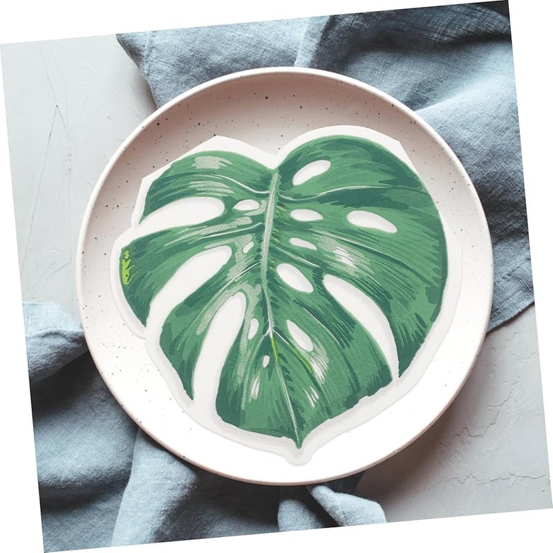 2 أكياس مناديل ورقية من أوراق النخيل لحفلات الزفاف والديكور الاستوائي والاستخدام اليومي - Image 5