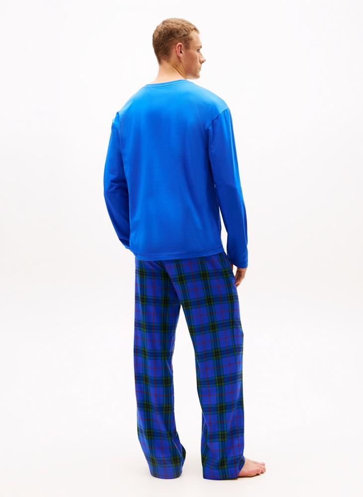 TOMMY HILFIGER TH Original Flannel Pyjamas And Slippers Gift Box - Image 2