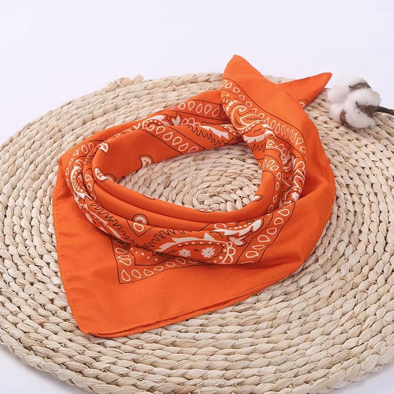 ComboCube 12 Pack(one Dozen) Multi-Purpose Cotton Paisley Cowboy Bandanas Headband for Men and Women - Image 4