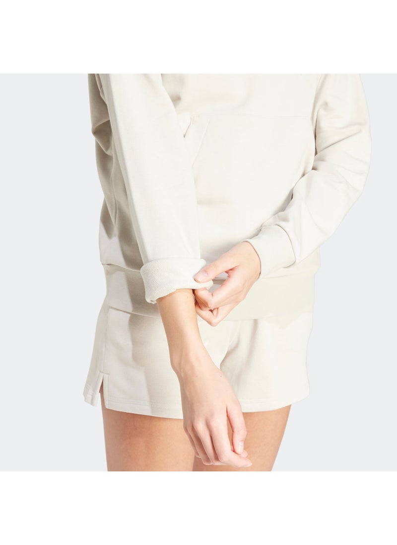 Adidas Small Logo French Terry Hoodie - Image 4